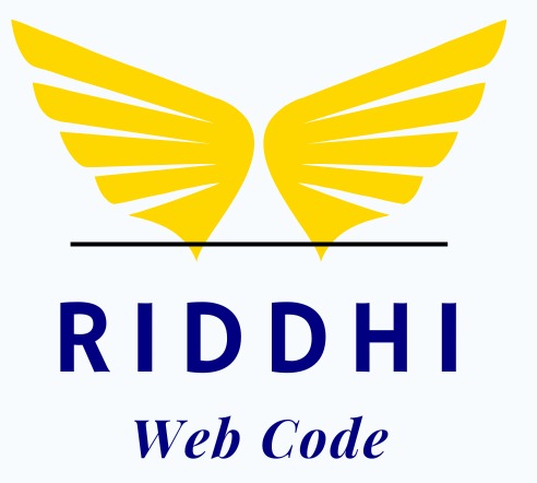 Riddhi Web Code Logo